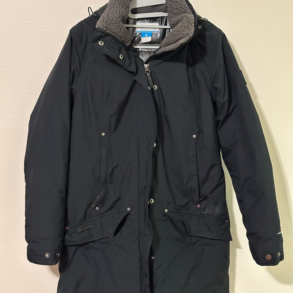 Columbia Black Parka Jacket